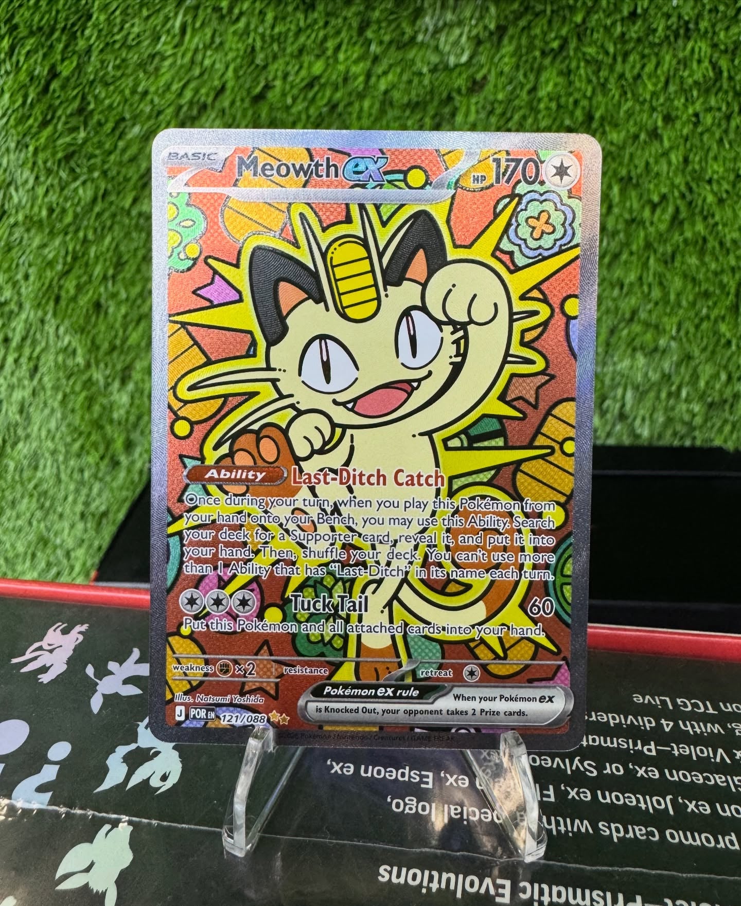 Meowth EX 121/88 Perfect Order