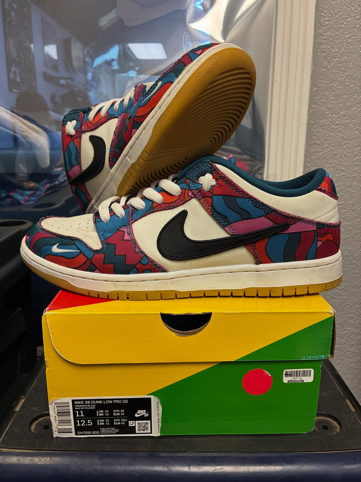 Nike Sb Dunk Low Pro Qs Parra Abstract Art