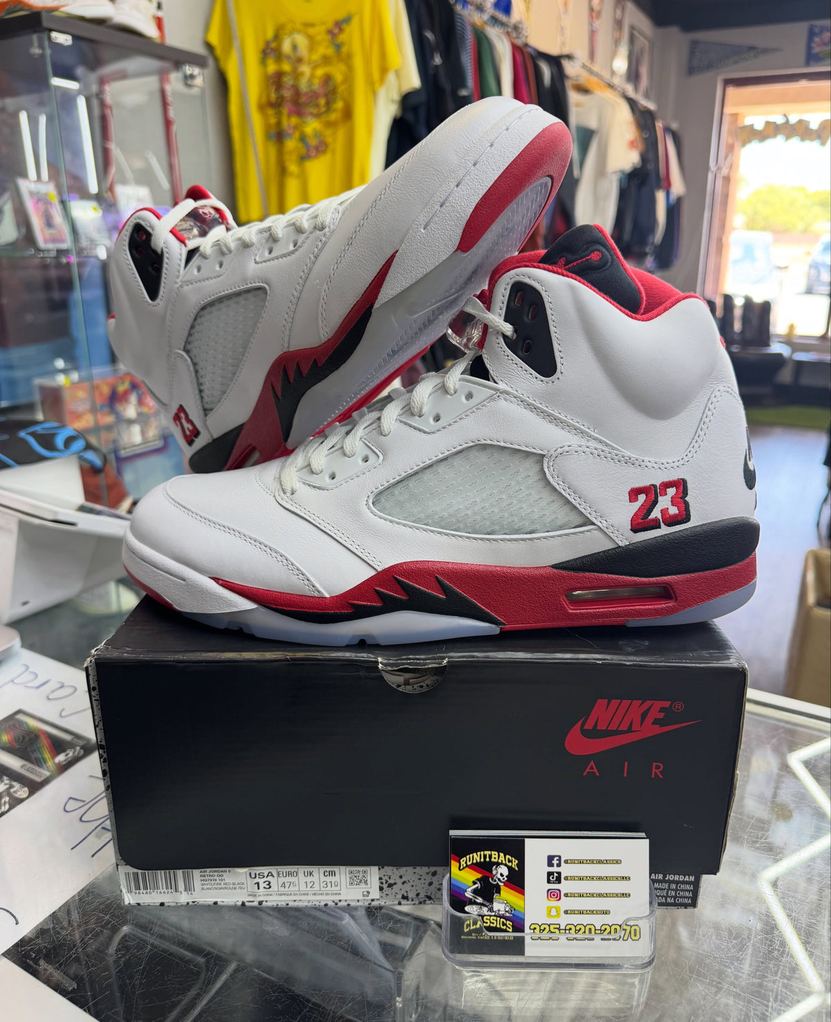 Jordan 5 Fire Red