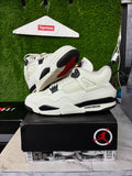 Jordan 4 Flight Club Sail/Black-University Red